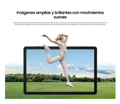 Samsung Galaxy Tab A9+ WI-FI, Tablet, Octa-Core, 8 MP Camera, 11 in, 7040 mAh battery.