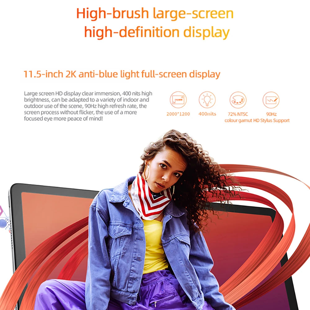 Lenovo K11/plus TB352FC Global Firmware Tablet Global Version 6G+128G WIFI Version Tablet 8600mAh 11.5'' 90Hz 400nits Tablet.
