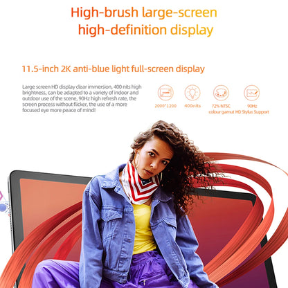 Lenovo Zhaoyang K11 TB352FC Y700 Tablet Global Version 6G+128G WIFI Version Tablet 8600mAh 11.5'' 90Hz 400nits Tablet.