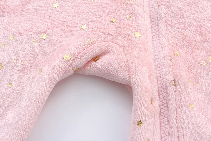 Neugeborenen Baby Flanell Strampler Weiche Warme Herbst Winter Body für Jungen & Mädchen Cartoon Print Overall 0-19M neugeborenen Baby Kleidung.