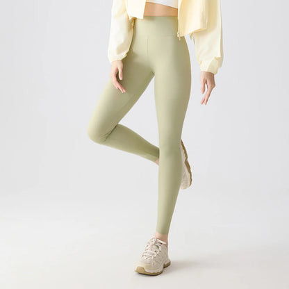 BIVIGAOS Spring Summer Multi Colored Thin Casual Fashion Sharkskin Leggings Women High Waist Tight Sport Cycling Fitness Legging