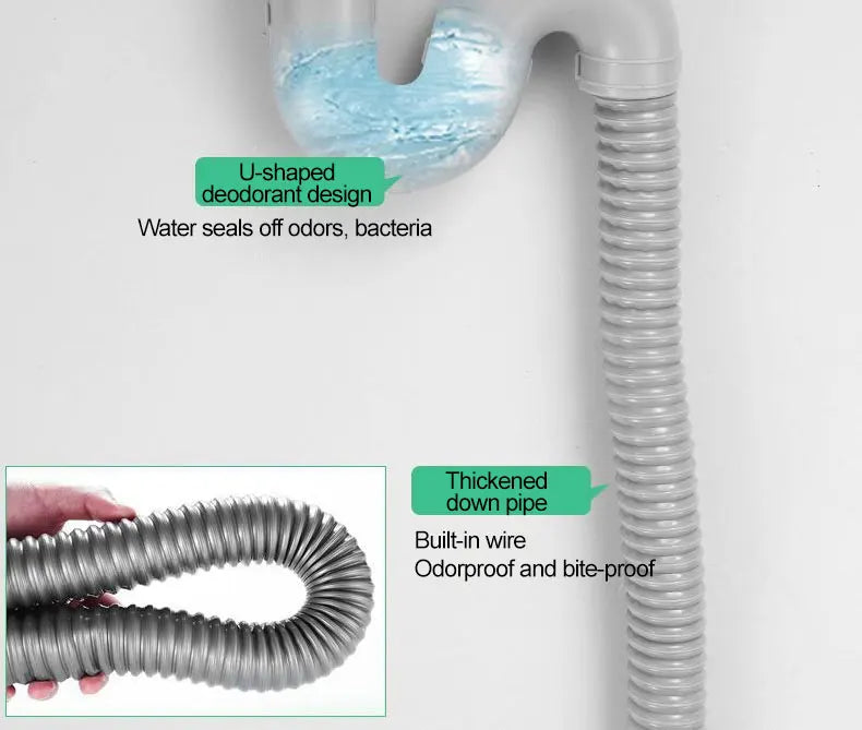 Verdickter Einzelschlitz aus Edelstahl 304 mit Halterung zum Aufhängen an der Wand, Waschbecken, Balkonbecken, Küchenwaschbecken, Waschbecken