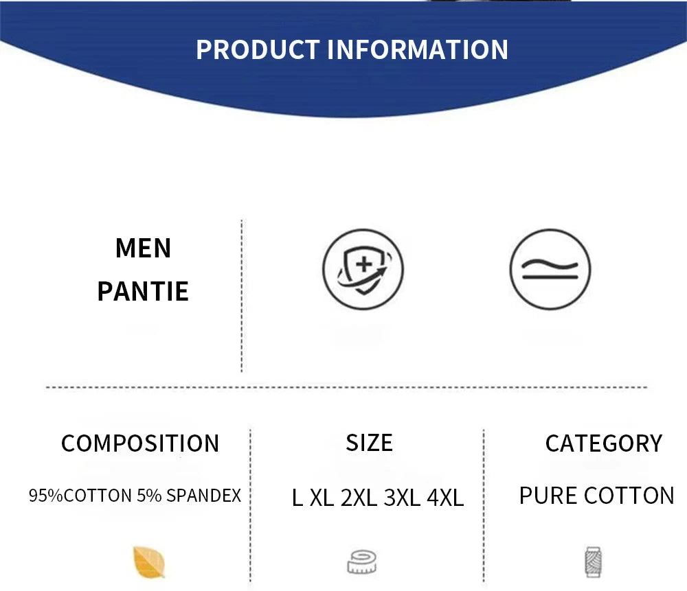 Boxershorts Männer Boxer Männliche Unterwäsche Mann Höschen Baumwolle Weiche Kurze Boxer Herren Atmungsaktive Bequeme Boxer Unterhose L-4XL