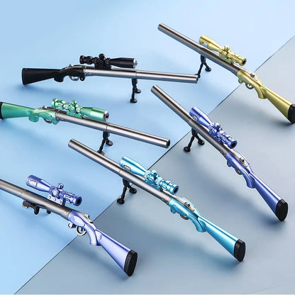 Kreative Simulation 98K Scharfschützengewehr Neutralstift mit Licht 0,38 mm schwarze Geltinte Student Schule Schreibwaren PUBG Lichter Stifte Geschenk.