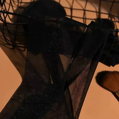 Shiny Silk Pantyhose Transparent Tights Charming Women's Underwear Glitter Bright Hosiery Ladies Slim Thigh High Panty Stockings