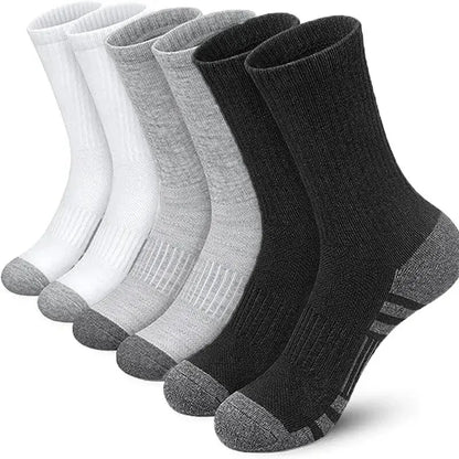 6/12 Pairs Men's Outdoor Gym Socks High Quality Comfortable Soft Ground-Gripping Football Large Size New Style