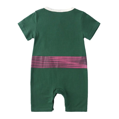 0-2 Jahre alte Kinder Cartoon einteiliges Baby Rollenspiel Kurzarm Strampler Kinder Baumwolle Kleidung Baby Mädchen und Jungen Kleidung.