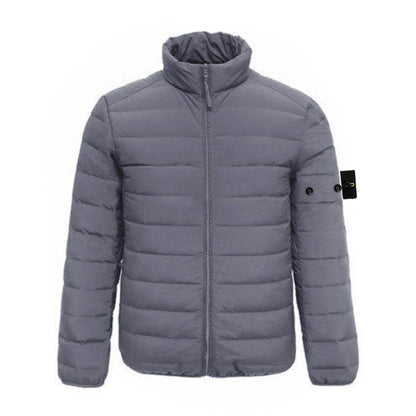 Compass Patch Italian Luxury Style 3 labels Men's 90% Duck Down Jacket Ultra Stand Collar Lightweight Jackets Men Outerwear Coat.