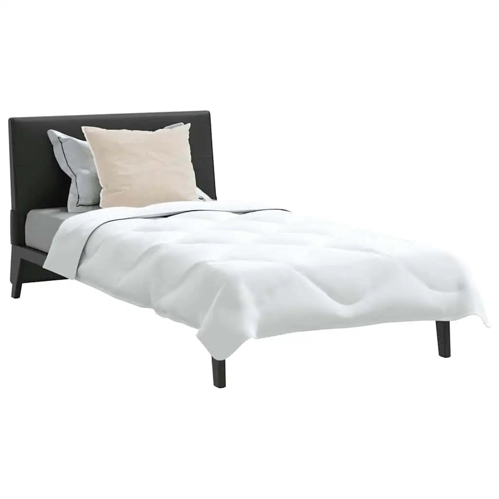 Soft Summer Duvet and Pillow Set White 155x200 cm Microfiber Bedding Comforter.