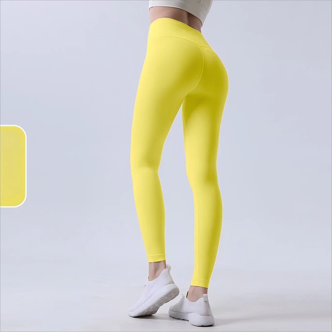 Women's High Waist Butt Lift Yoga Pants - No Camel Toe, Buttery Soft Naked Feeling, Peach Hip, Seamless Gym Running Leggings.