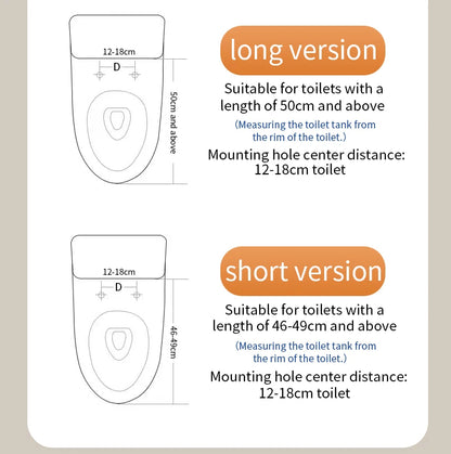 Intelligenter elektronischer Toilettensitzbezug – kabellose Fernbedienung, 3-in-1-Warmsystem, wassersparend – beheizt, trocken, waschen für modernes Badezimmer