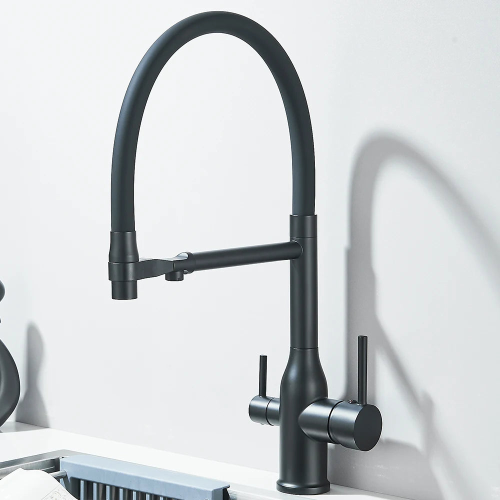 Filtered Kitchen Faucet Purification Tap With Magnetic Sprayer Kitchen Faucet Filtered Water Purification Feature Kitchen Tap