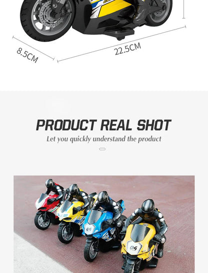 1/ 10 2.4G High Speed Remote Control RC Stunt Motorbike  drift Car 30mins Drive Racing Motorbike RC Motorcycle Toy model