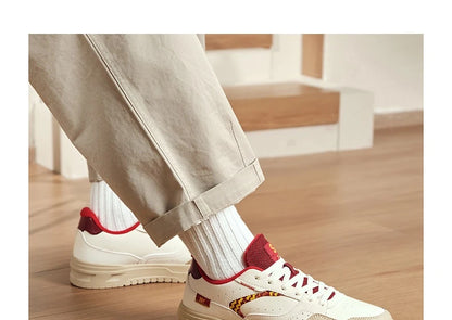 361 Degrees Men's Board Shoes Spring New Casual Versatile Thick Soled Leather Comfortable Trendy Durable Male Sneaker 672516615