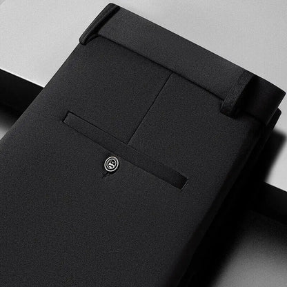 10 color casual pants, men's business casual suit pants, loose straight summer thin stretch suit pants.