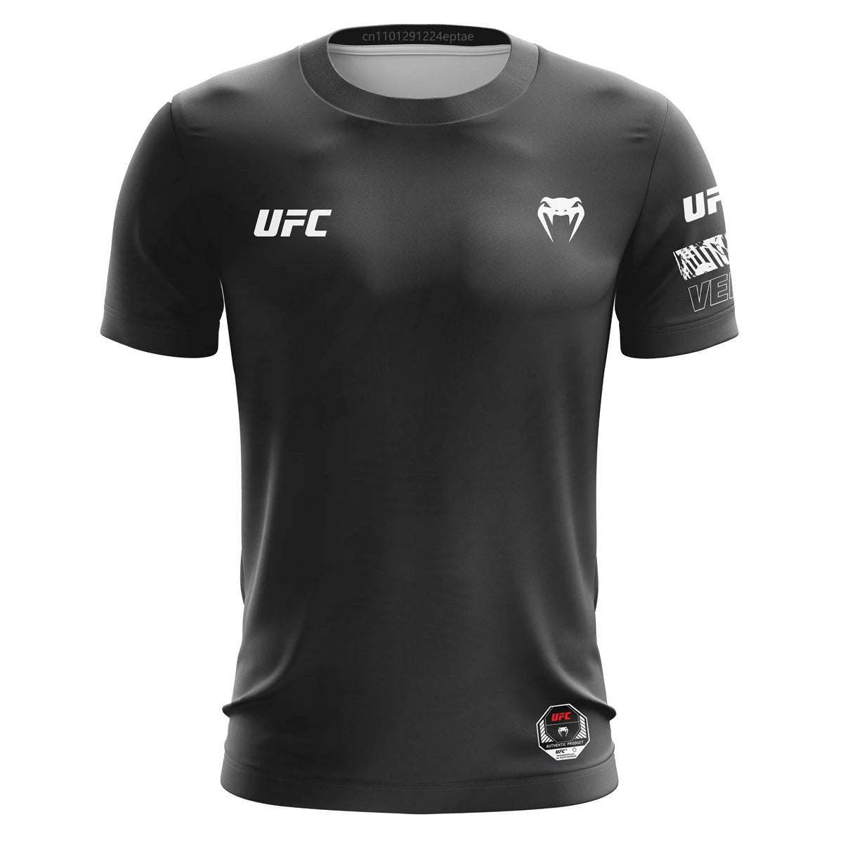UFC Summer Breathable Combat Boxing Training Uniform MMA Fighting Men's T-shirt Short Sleeve Loose Top Casual Quick Drying Tees.