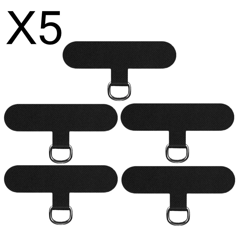 Universal Mobile Phone Lanyard Straps Gasket Anti-lost Nylon Detachable Phone Hanging Cord Patch Replacement Sling Tether Pad.