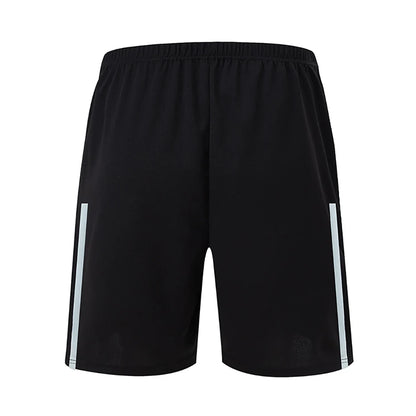 2pcs Summer Men's Quick drying Sports Suit Loose And Comfortable Round Neck Short Sleeved T-shirt Versatile Running Pocket Short