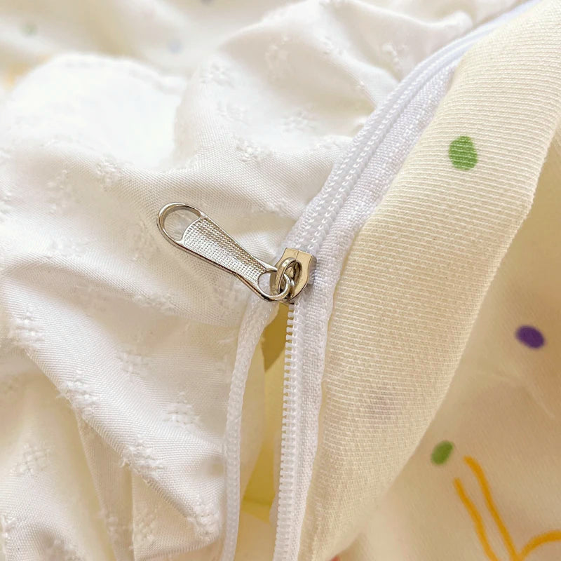 INS Princess 2025 New Style Bedding Sets Sweat Bow Quilt Cover Romantic Bedclothes Decor Woman Bedroom Duvet Cover Set 4pcs.