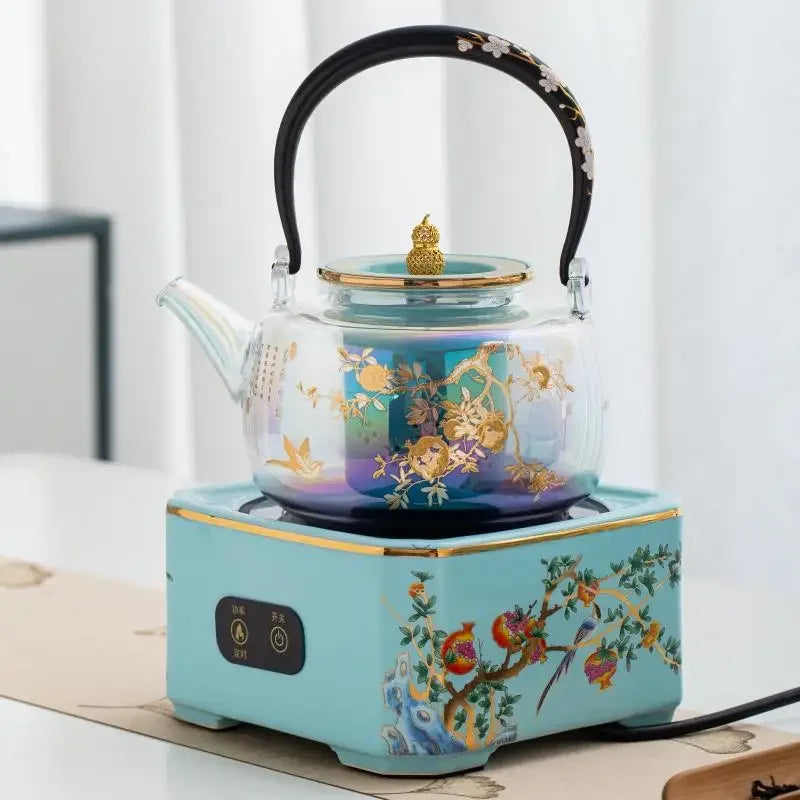 220V High-Temperature Resistant Electric Tea Stove & Tea Kettle Set for Home Use A