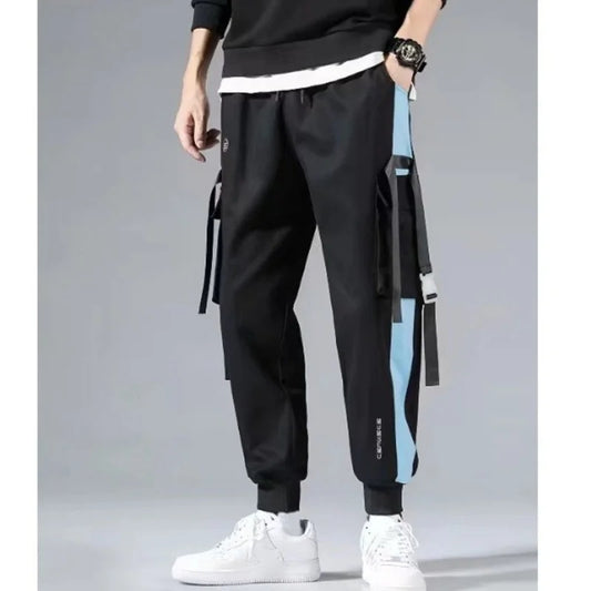 Men's new pants, men's Korean style trendy loose fitting student ins nine point chic casual workwear pants, trendy brand ankle b.