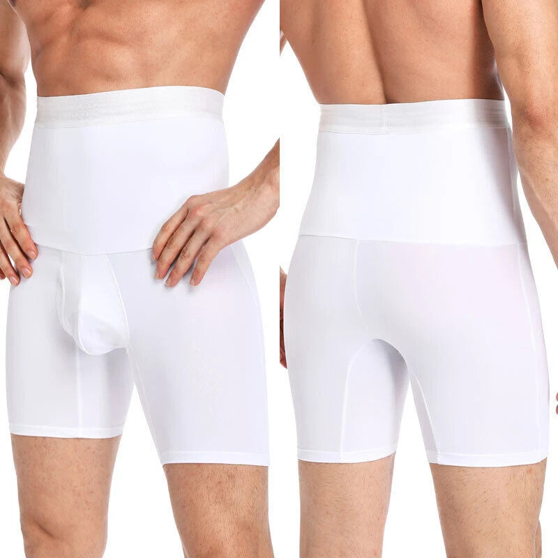 Männer Body Shaper Bauch-steuer Shorts Shapewear Bauch Gürtel Boxer Briefs Hohe Taille Abnehmen Unterwäsche Bein Kompression Höschen
