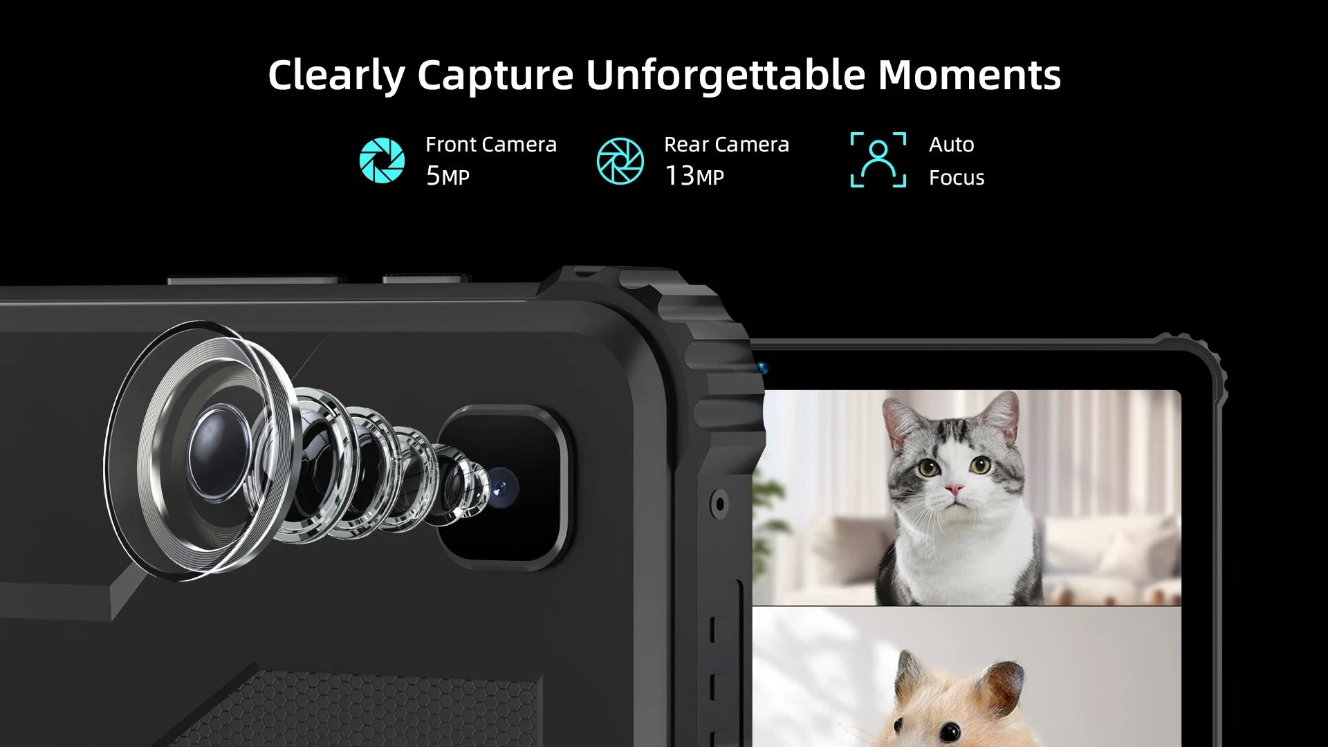 BMAX tablet I10S Pro Three-proof tablet Max14GB Memory(6GB+8GB) 128GB Storage Android 14 UNISOC T616 ARM Mail G57 4G Full Netcom.