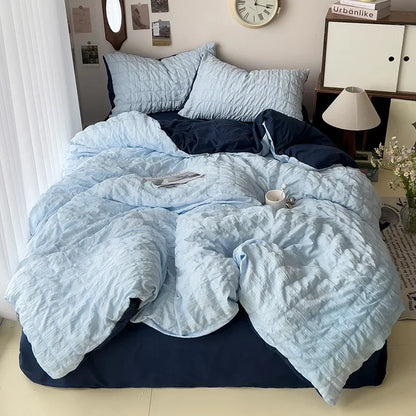 Comforter sets Bedding Set for Boys Girls Bedroom Duvet Cover Pillowcase Bedspread Simple Fashion Bed Sheet Set Bed Linens