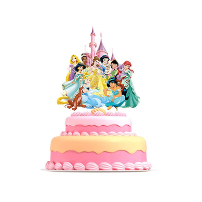 Disney Prinzessin Geburtstag Party Dekorationen Mädchen Kind Deco Disney Prinzessin Geburtstag Teller Servietten Tassen Geschirr Liefert Setup.