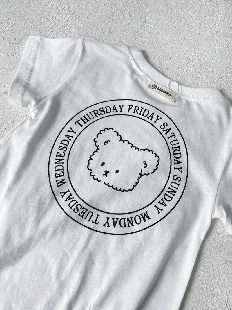 0-2Y Sommer Baby Body Niedlichen Cartoon Gedruckt Einteiliges für Kleinkinder Mädchen und Jungen Baby Kleidung Kleinkind Kurzarm Overall.