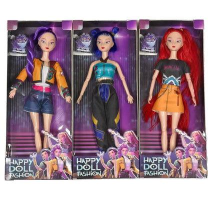 New Korean Wave Girl Group K-POP Witch Hunt Doll Rumi Mirazoi Toy Vinyl Doll Christmas Children's Birthday Gift.