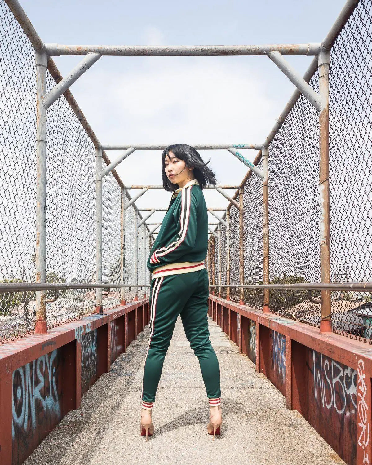 Supzoom New Arrival Top Fashion Leisure Uniform Autumn And Winter Couples Casual Striped Sports Running Sportswear Men Set