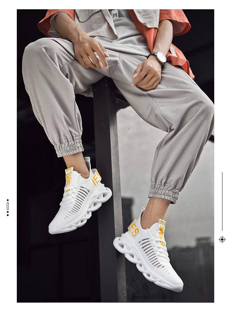 Men Shoes Comfortable Sneakers Breathable Running Shoes for Men Mesh Tenis Sport Shoes Waling Sneakers