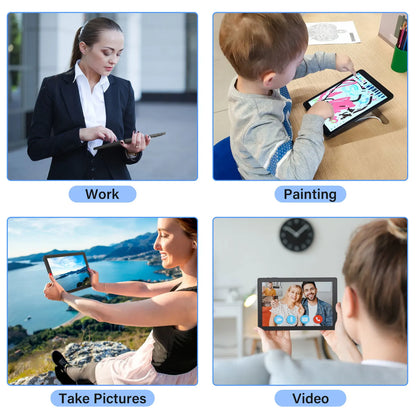 ANRY 2025 Android 15 IPS Display 10.1 Inch 8GB(4+4 Expand) RAM+64GB ROM Tablet 5000Mah Dual Camera 5GWifi A523 Octa-core Tablets.