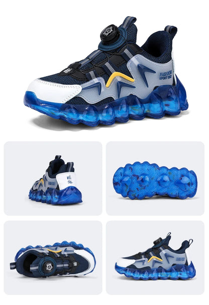 Kids Running Shoes Mesh Breathable Casual Sneakers for Children Lightweight Sport Shoes Boys Girl Non-Slip Pink Outdoor