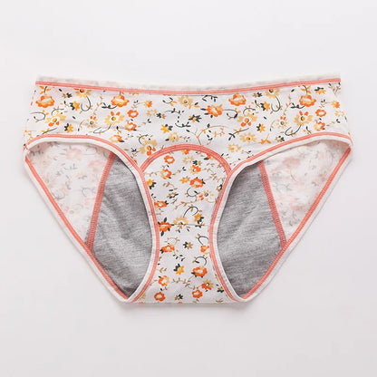 Women's Briefs Physiological GirlsPants Leak-proof Menstrual Underwear Cotton Ladies Breathable Cute Under Panties Underwear.