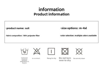 Trendy Men's Sportswear Set Casual Open Cardigan Sweatshirt Jacket with Pants Autumn Winter New Style Cross-Border Clothing.