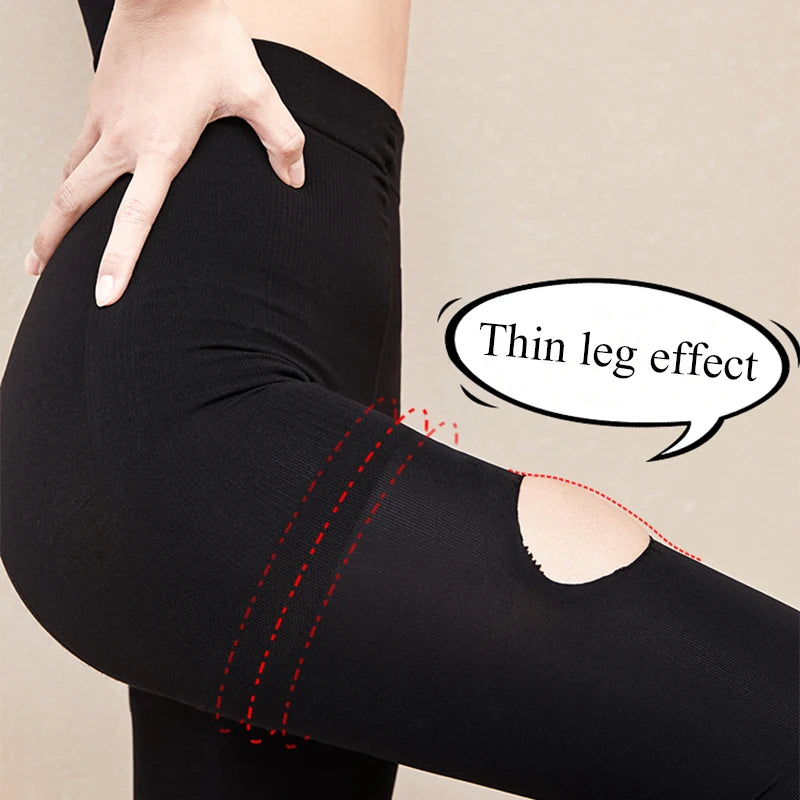 Kave 300G Thicken Thermal Tights Leggings Women Winter Fleece Velvet Thermo Stockings High Waist Elastic Slim Pantyhose 2024