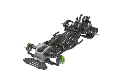 LSD Plaid RC Mini Car 1/24 RC Drift Mosquito Car  Frame KIT Lightweight Electric Remote Control Drift Model Toy Holiday Gift