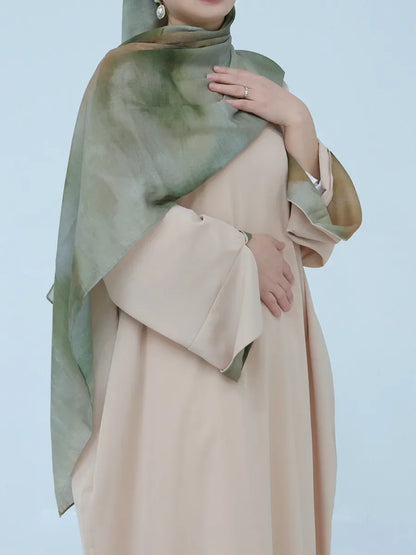 Muslim Türkiye Dubai Abayas For Women Loose Long Dress Kfatan Modest Ramadan Robe Femme Islamic Clothing Holiday Maxi Dresses