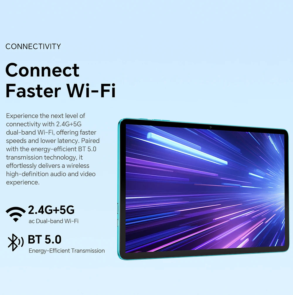 Teclast P30 Tablet Android 14 Max 12GB(4GB+8GB Expansion) RAM 128GB ROM 10.1" Tablets Unisoc T606 8-Core 6000 mAh AI Dual Camera.