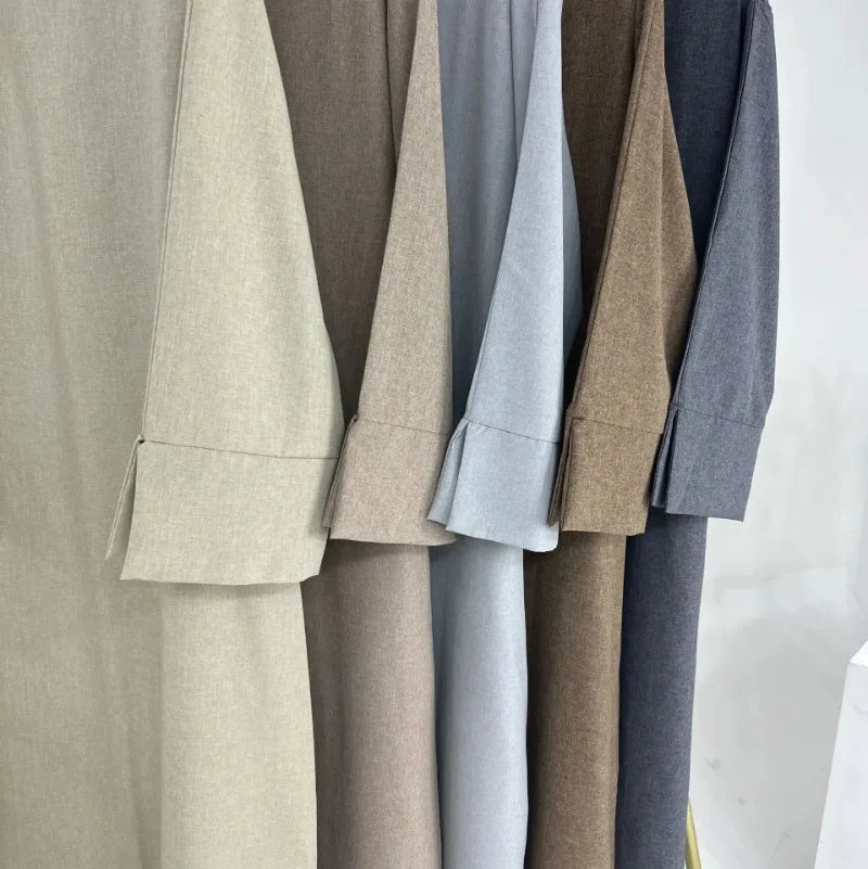 2024 New Dubai Abaya for Muslim Women Eid Ramadan Modest Dress Türkiye Loose Large Elegant Dress Gown Female Islam Clothing.