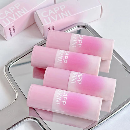 CAPPUVINI Blush Stick Soft Face Brightening Contouring Shadow Blusher Powder Peach Pinkish Cheek Tint Korean Makeup Cosmetics.