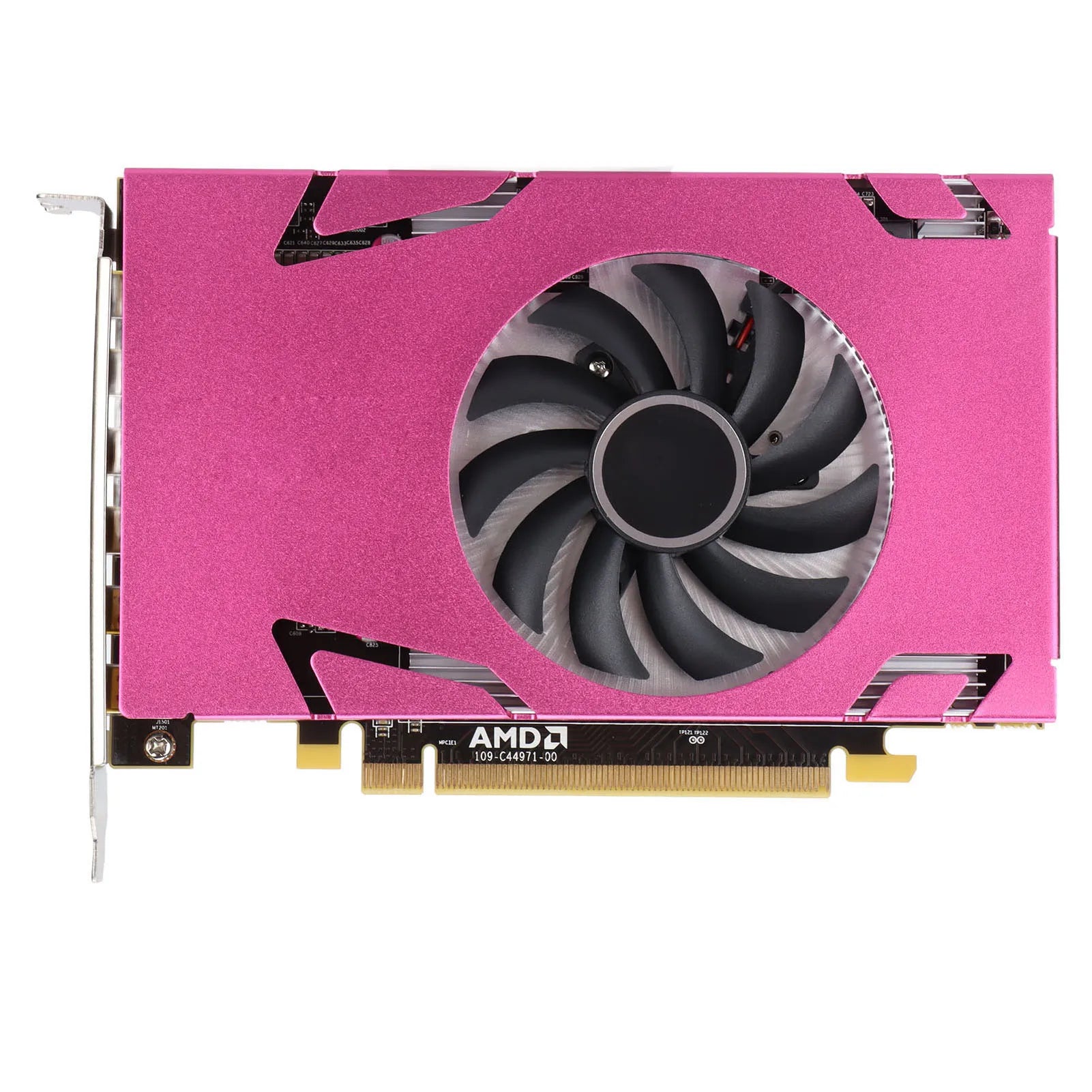 PC Graphics Card Graphics Card R7 350‑4G 6Mini DP GA Pink Six Screen Single Slot Graphics Card for Win System Graphics Card.