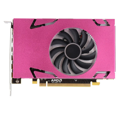 PC Graphics Card Graphics Card R7 350‑4G 6Mini DP GA Pink Six Screen Single Slot Graphics Card for Win System Graphics Card.