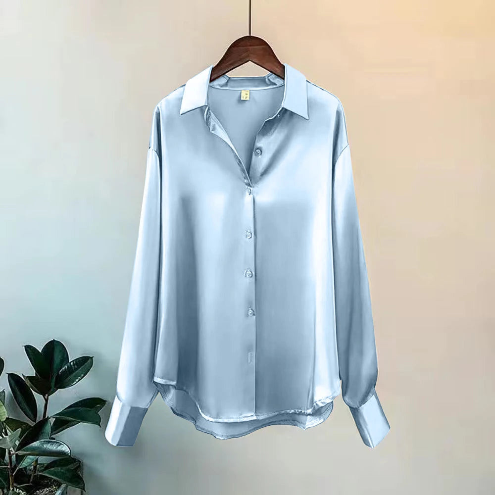2025Spring Shirt And Blouses New Sweater Cardigans Woman Top Knitted Korean Long Sleeve Lapel Button Elegance Sweet Casual Coats.