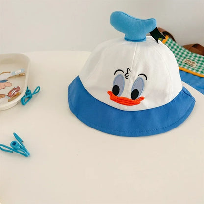 Donald Duck Bodys Einteiler Babykleidung 0-2 Jahre alt Cartoon-Stil Loose Wrap Ass Krabbelanzug K594-1.