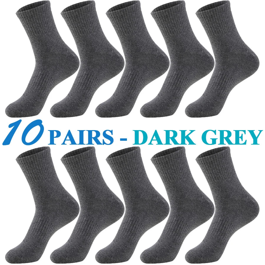 5 Pairs/Lot Running Socks Men Sports High Quality Cotton Colorful Outdoor Cycle Casual Breathable Long Sock Male Gifts 5 Styles.