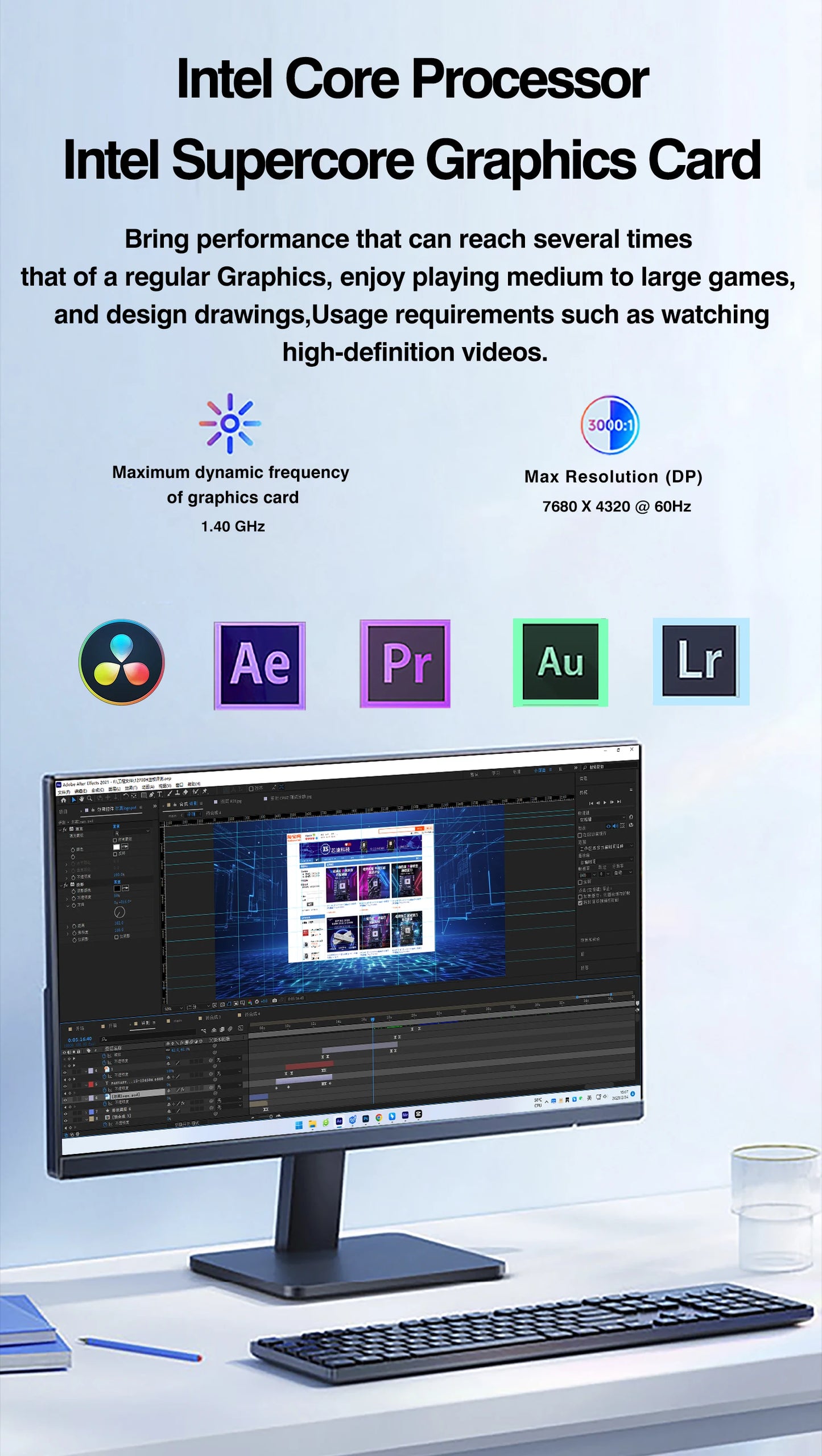 DIY Gaming Computer Motherboard with Onboard 11th Kit IntelCore CPU 0000 ES 2.6GHz (Refer to Kit i9 1198** i9 11900) DDR4.