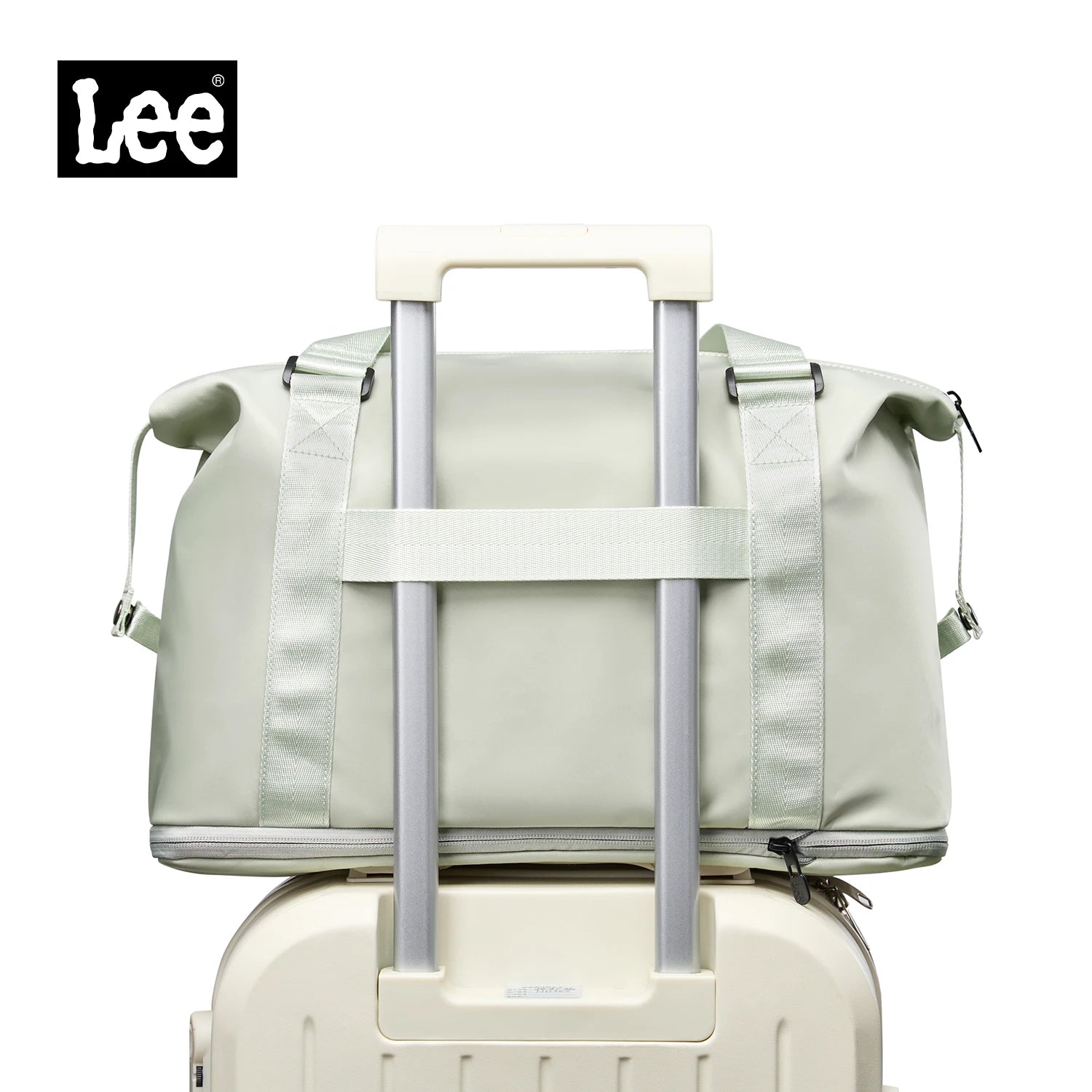 LEE Expandable Large Capacity Luggage Travel Handbag Women Sports Fitness Gym Yoga Bag Waterproof Dry Wet Pocket Duffel Bag.